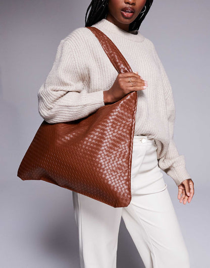 Slouchy Shoulder Tote Bag