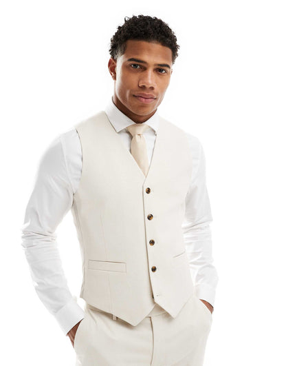 Wedding Skinny Suit Waistcoat