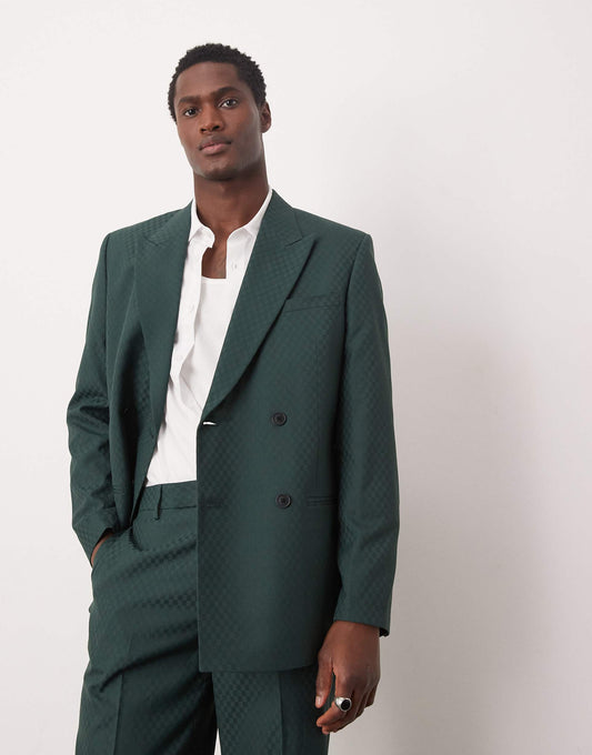 Double Breasted Regular Suit Jacket