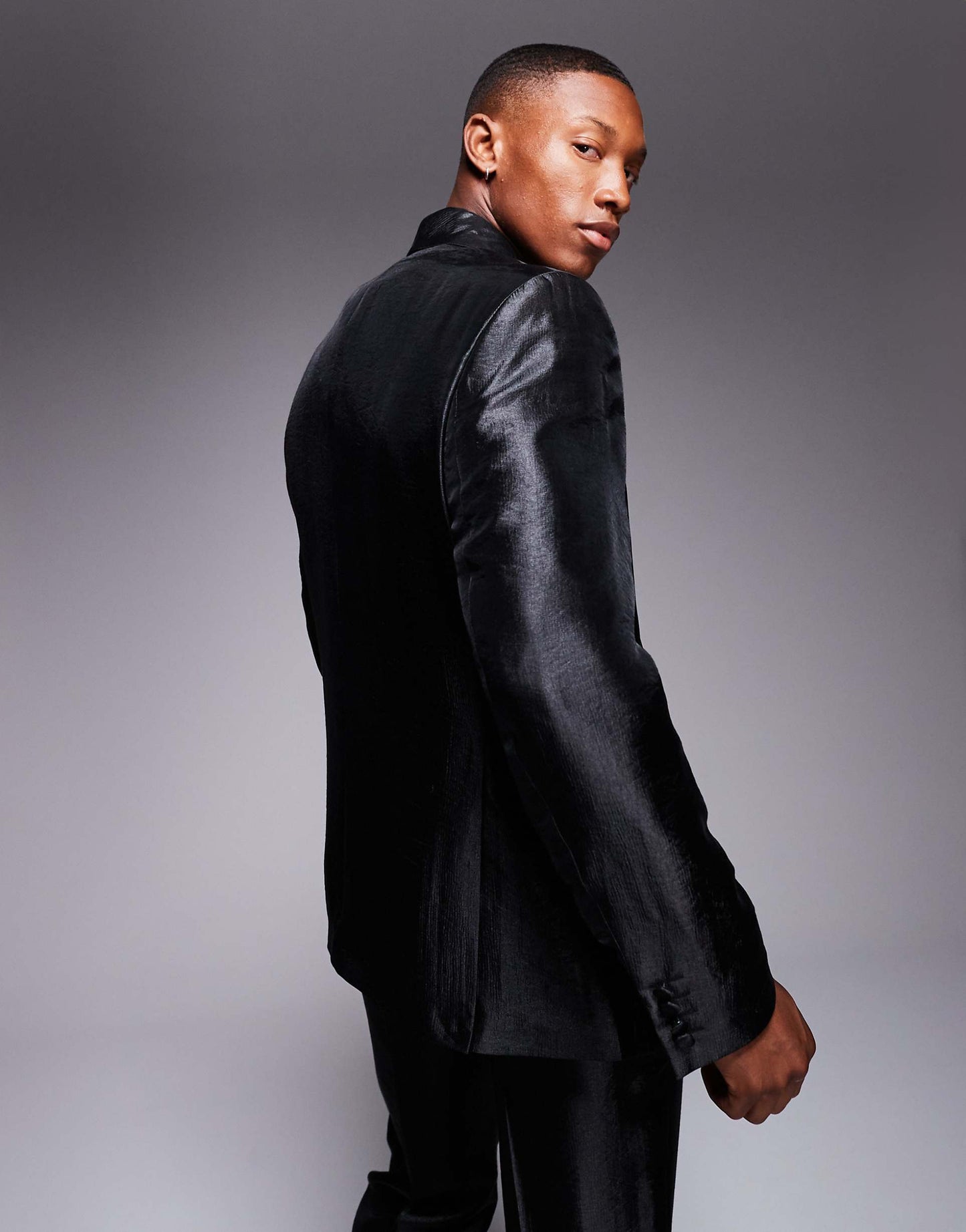 Slim Fit Shawl Neck Suit Jacket