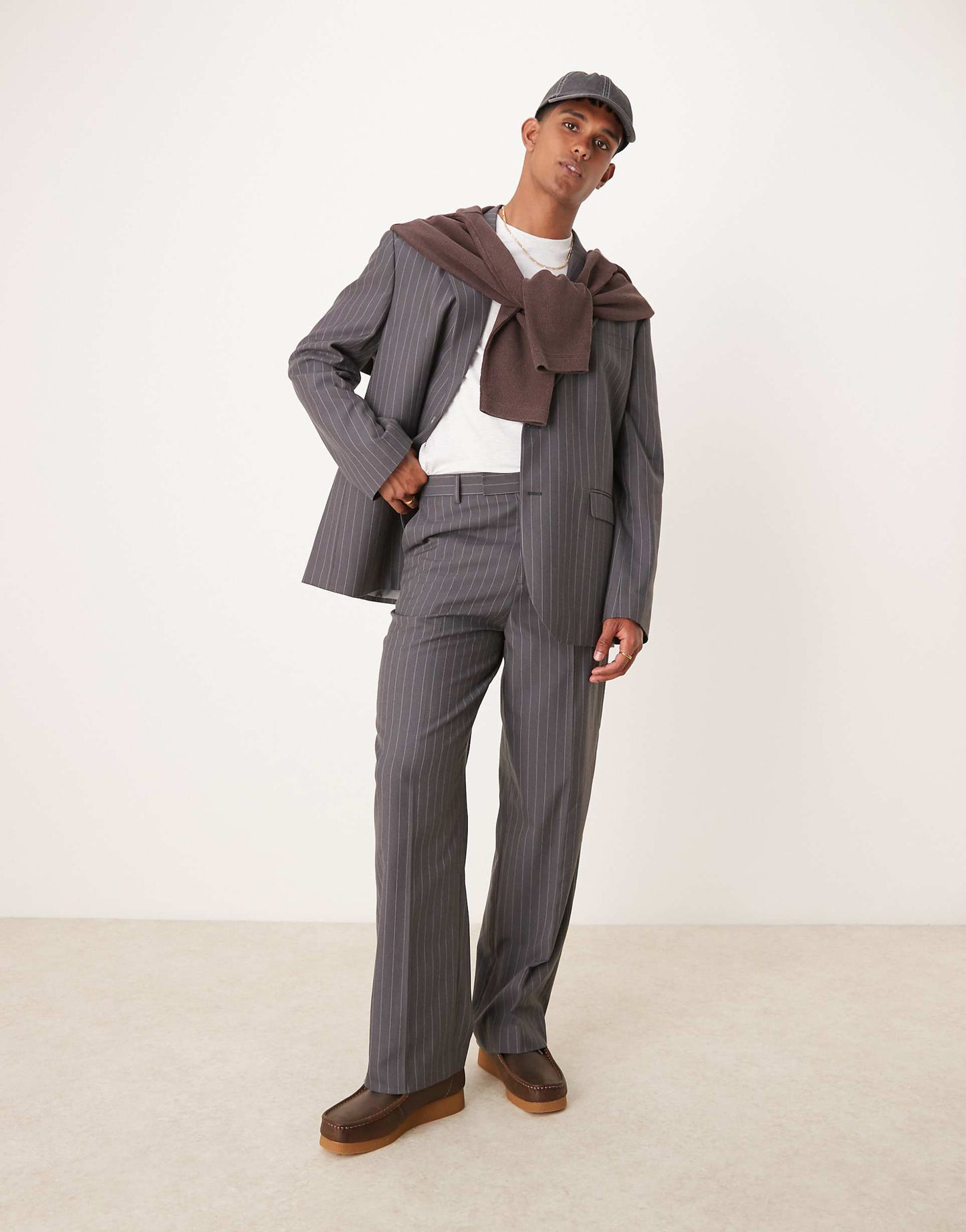 Wide Fit Suit Trousers
