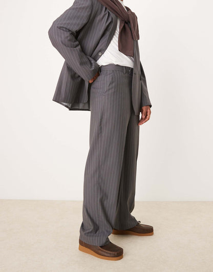 Wide Fit Suit Trousers