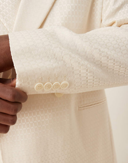 Slim Double Breasted Suit Jacket