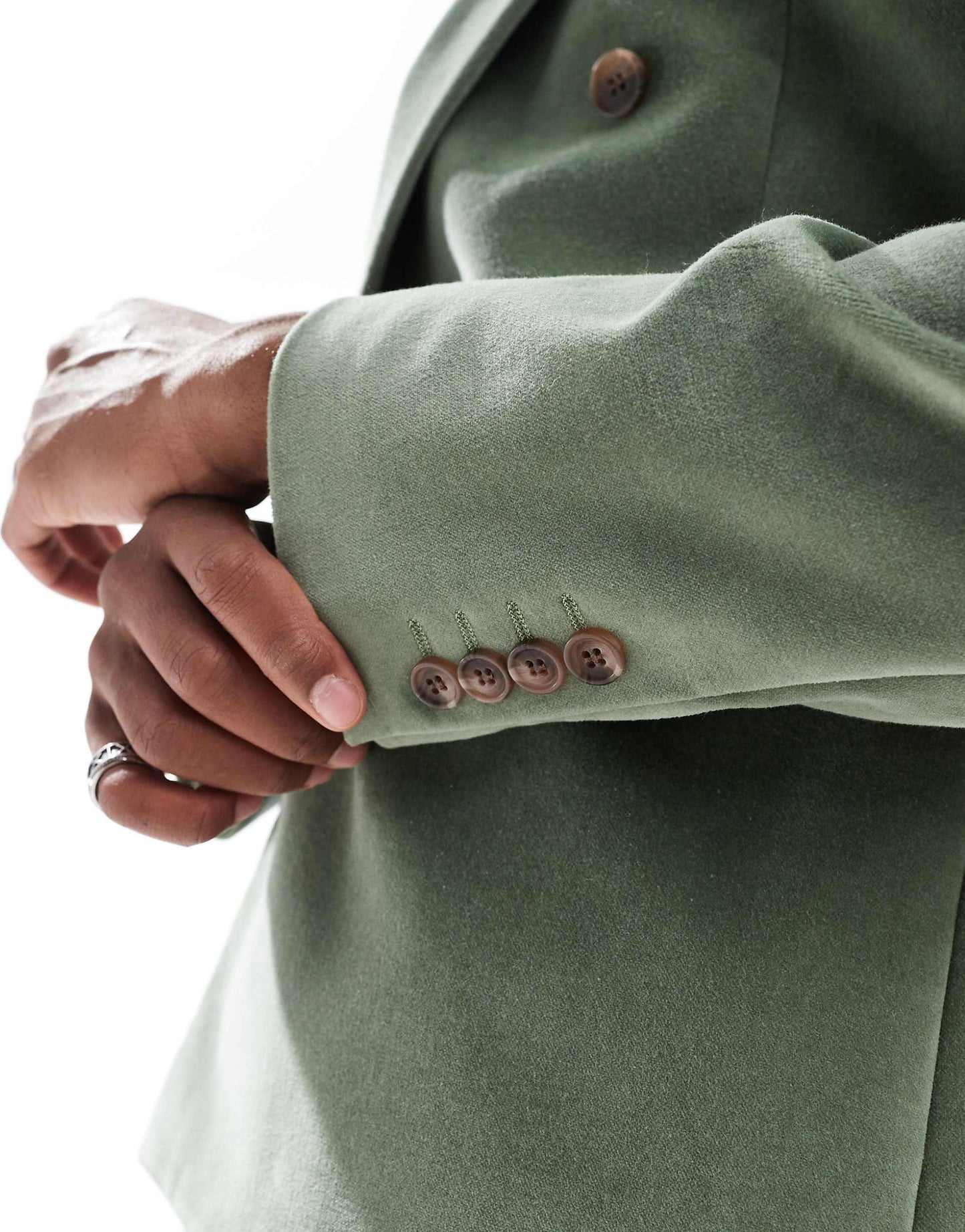 Slim Double Breasted Suit Jacket