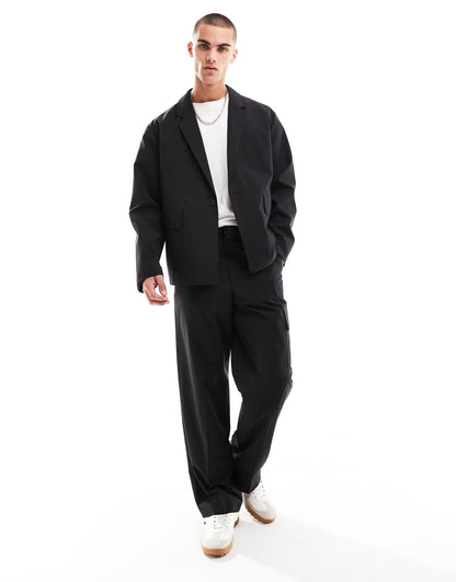 Techy Slouchy Boxy Blazer