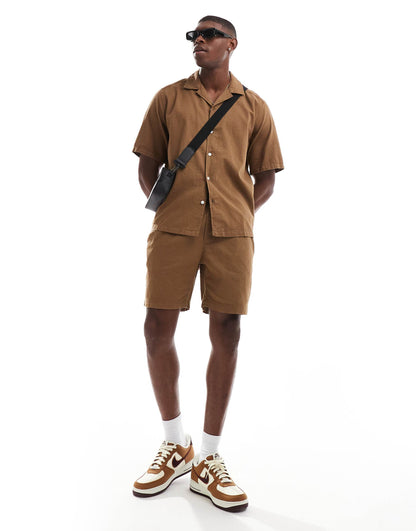 Waffle Texture Short Co-Ord