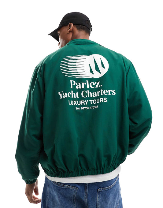 Myrtle Nylon Track Zip Up Jacket