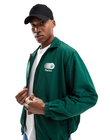 Myrtle Nylon Track Zip Up Jacket
