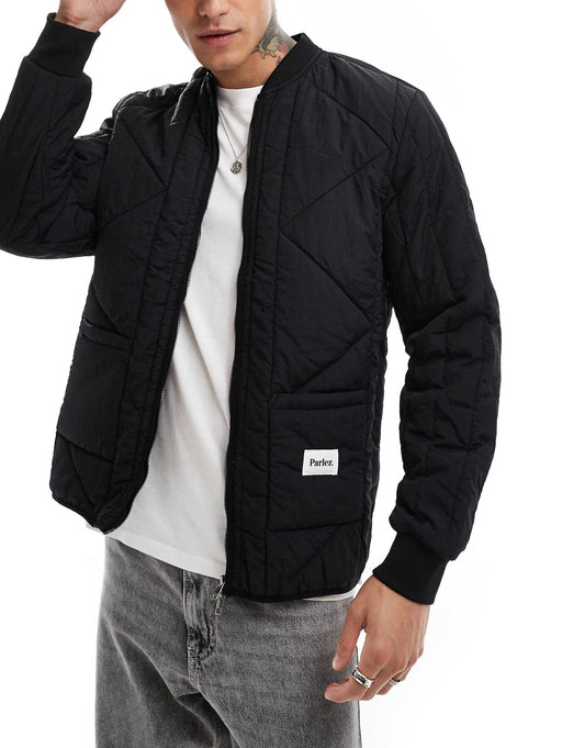 Olney Quilted Bomber Jacket