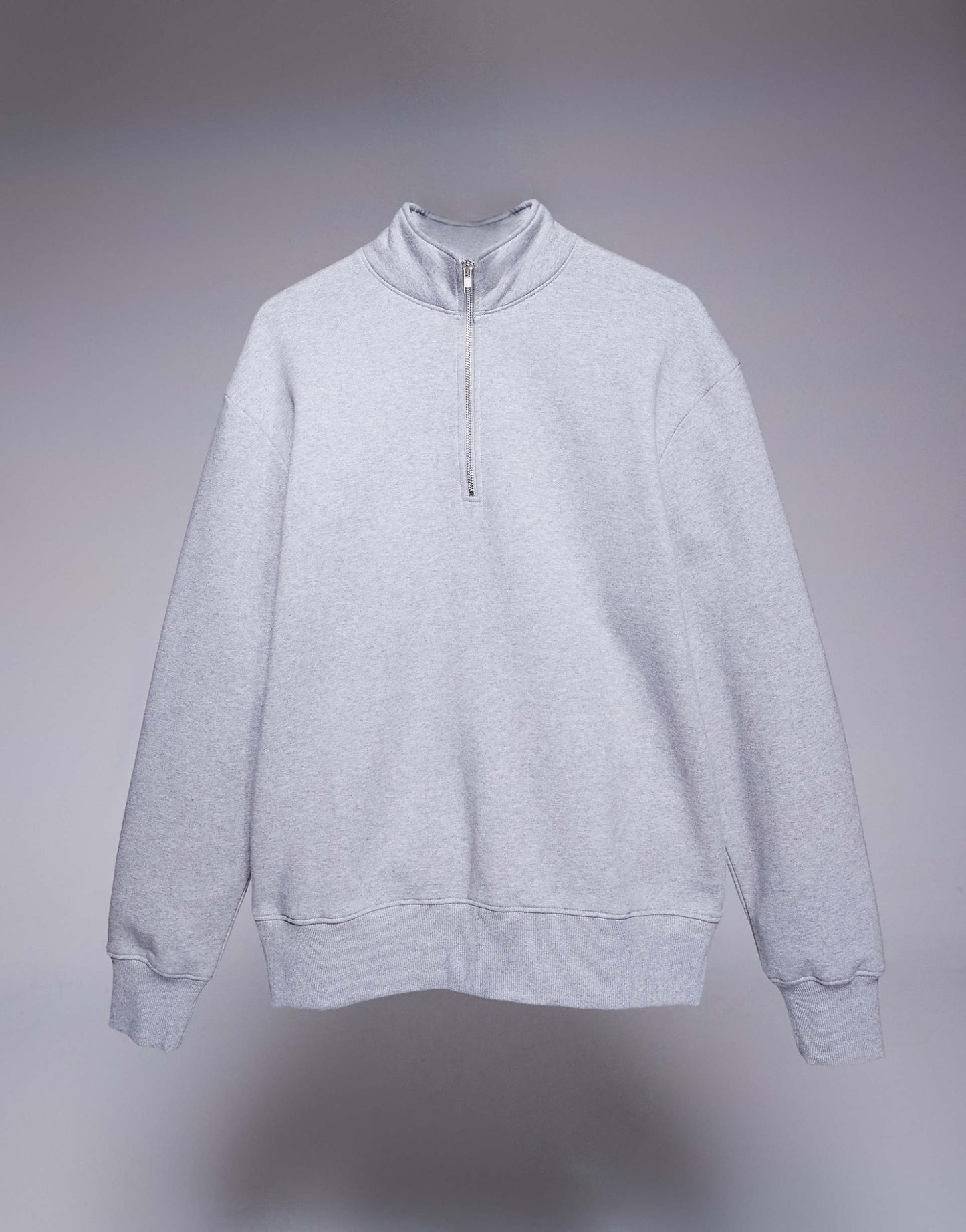 Premium Heavyweight Oversized Quarter Zip Sweatshirt 400Gsm