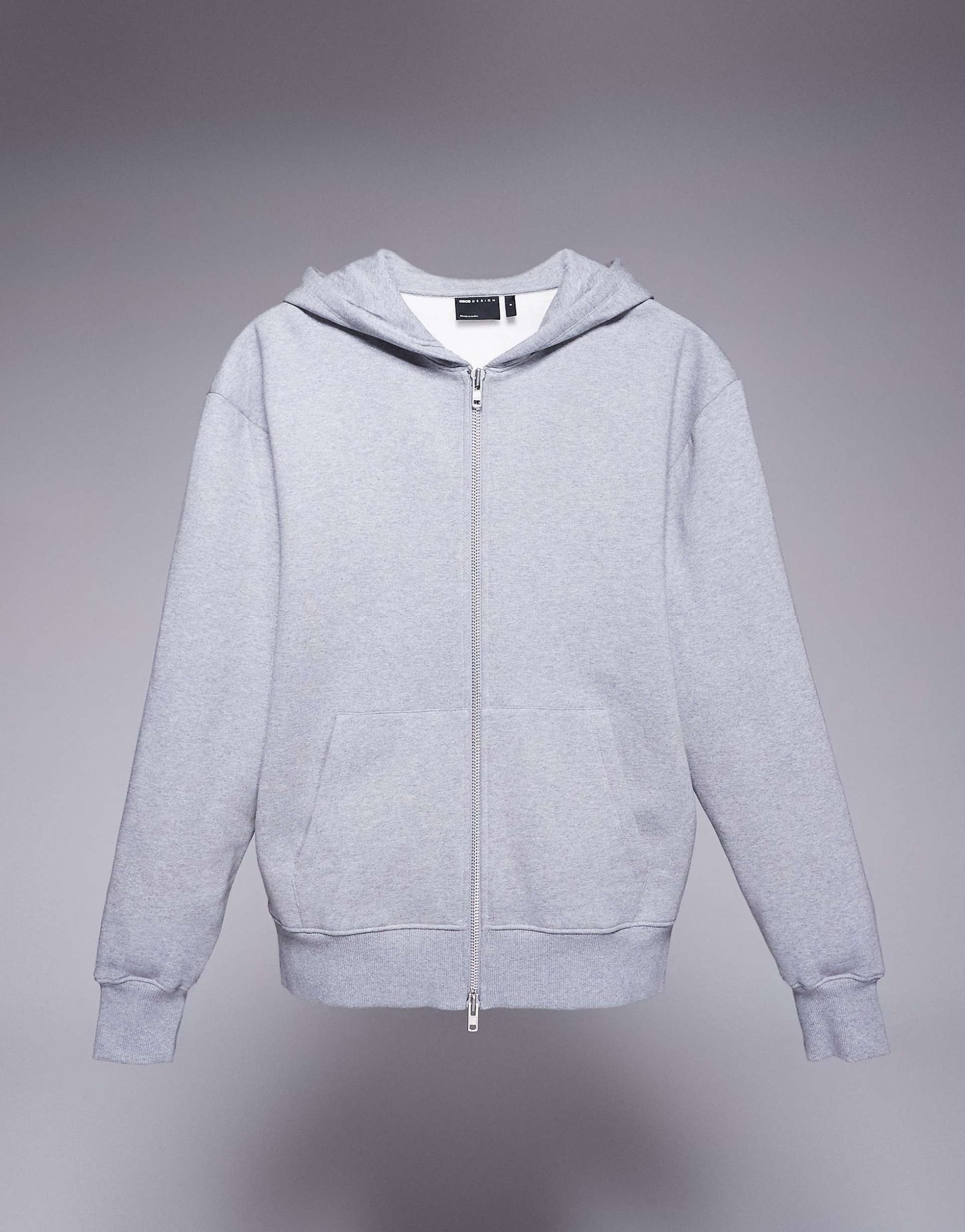 Premium Heavyweight Oversized Zip Through Hoodie 400Gsm