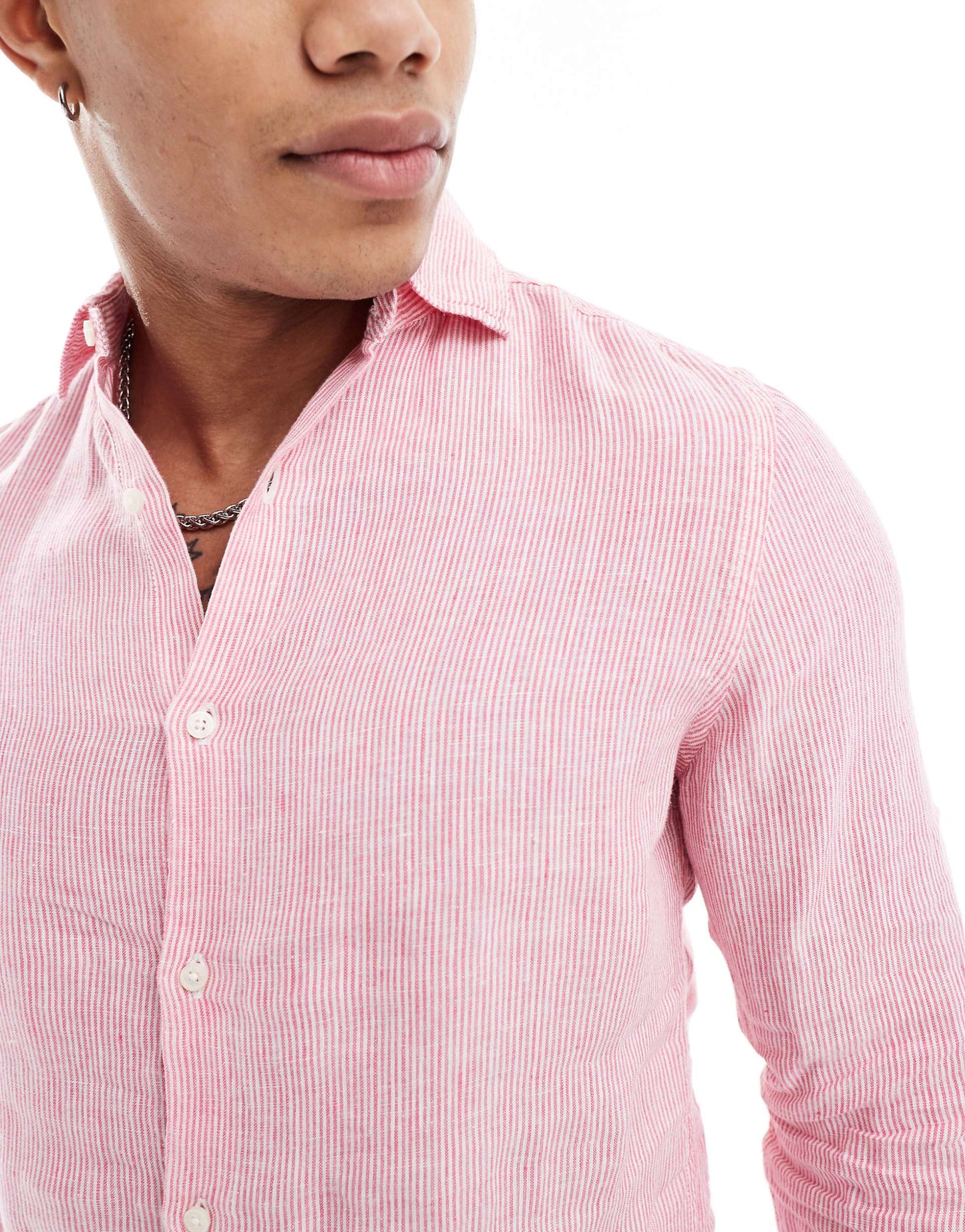 Casual Linen Long Sleeve Shirt