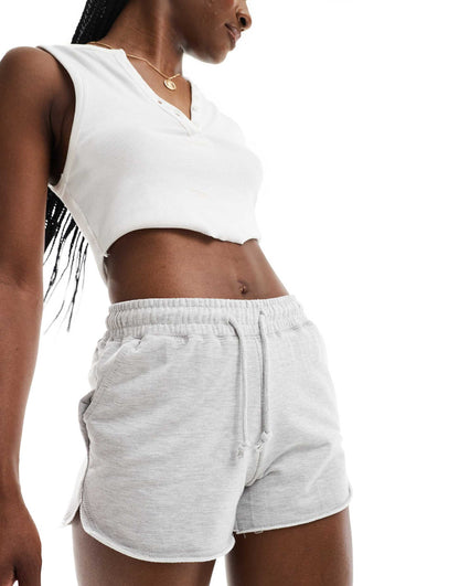 Drawstring Waist Runner Short