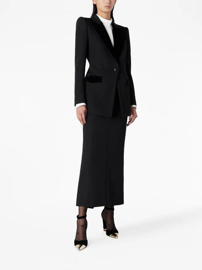 Barathea Single-Breasted Jacket