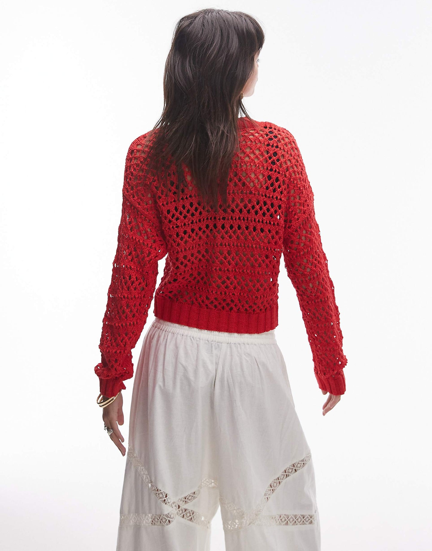 Knitted Mix Stitch Cardigan