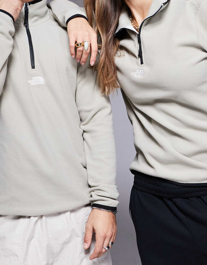 Glacier 1/4 Zip Central Logo Fleece