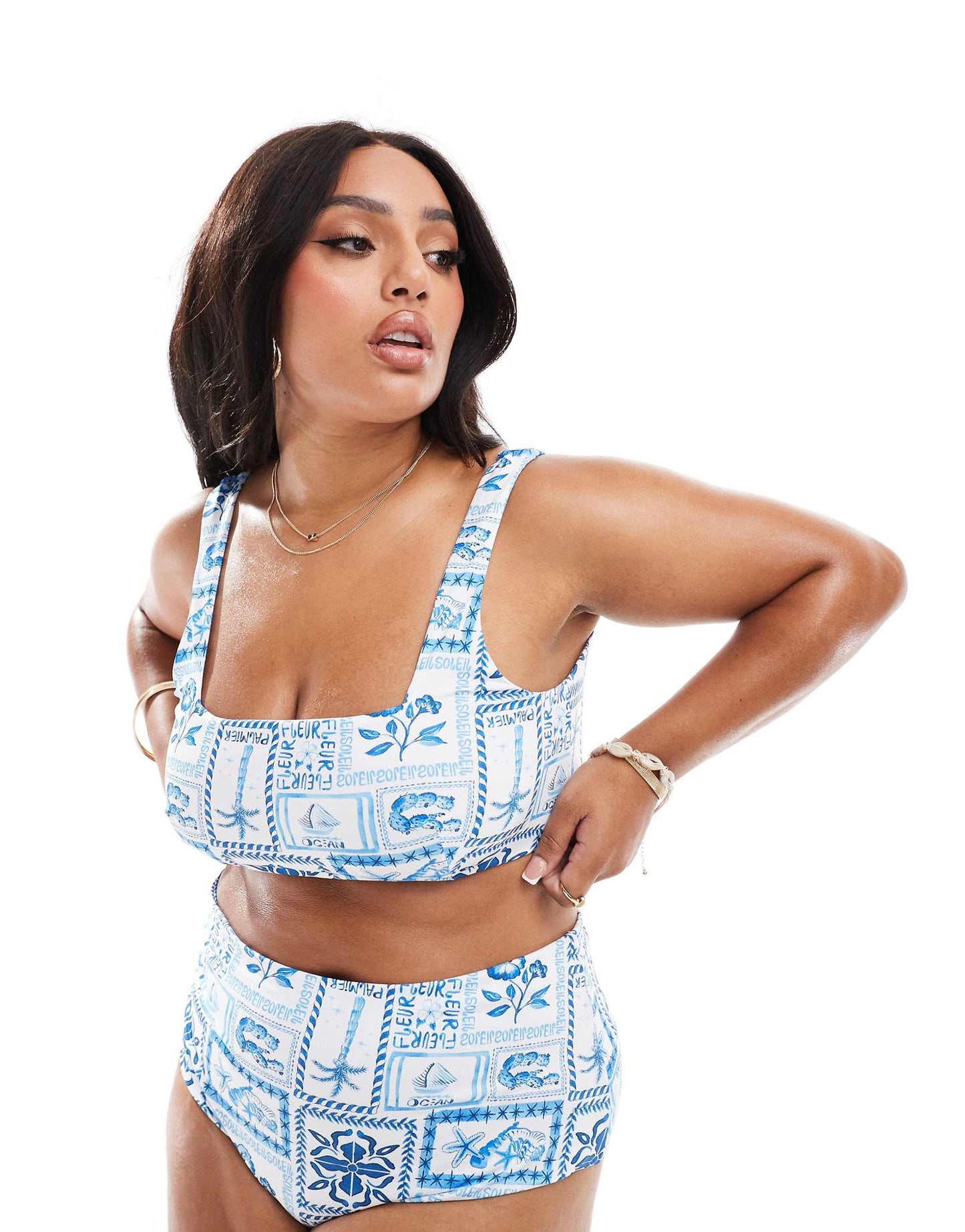 Curve Soleil Crop Bikini Top