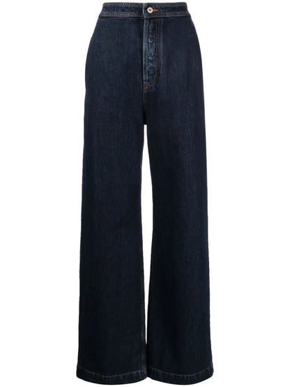 High-Rise Straight-Leg Jeans