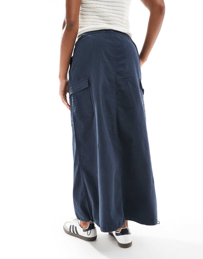Maxi Skirt Denim Blue