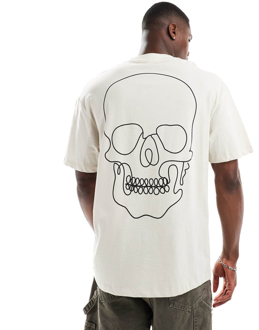Originals Oversized T-Shirt With Skull Back Print