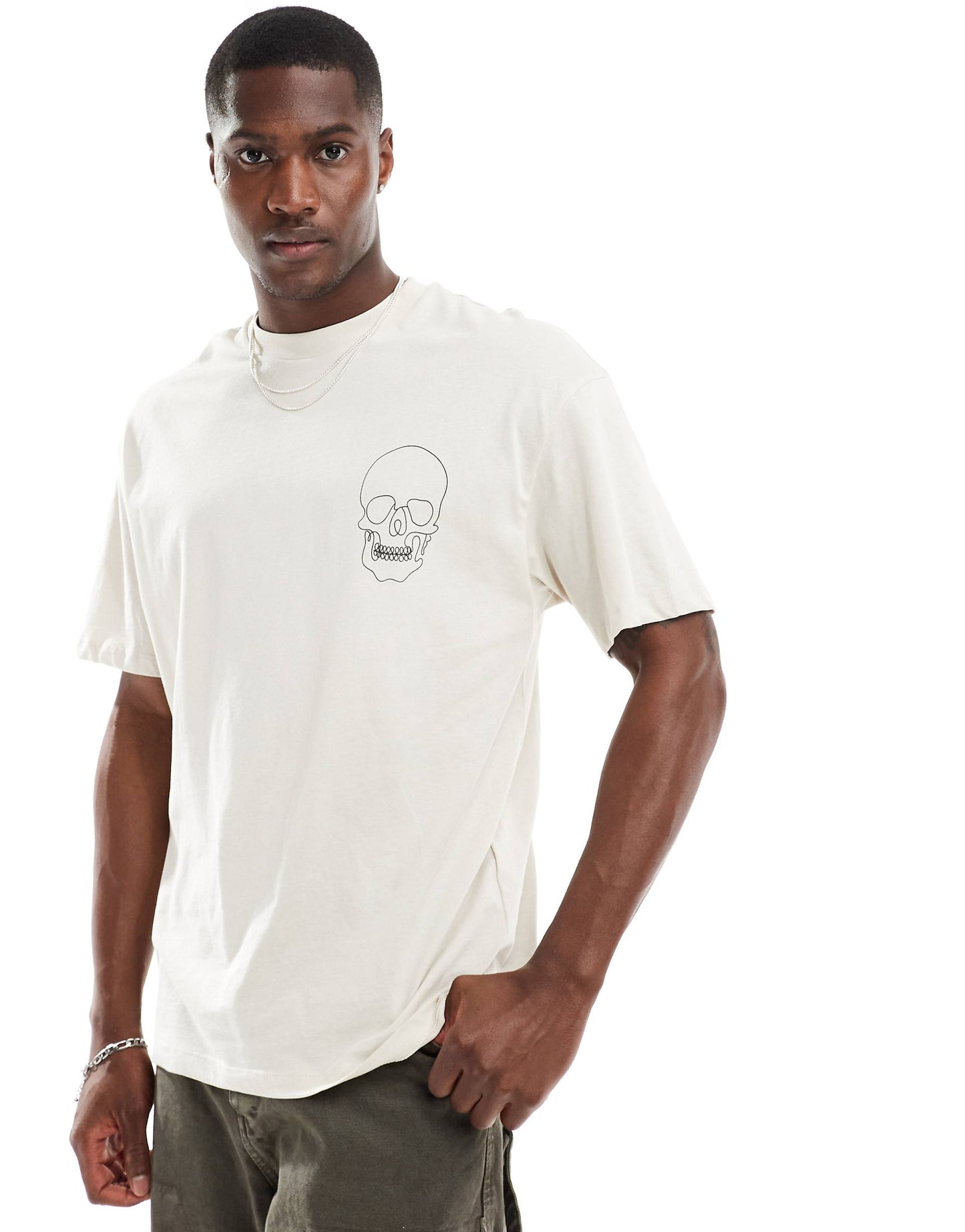Originals Oversized T-Shirt With Skull Back Print