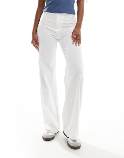 High Waisted Tailored Trousers