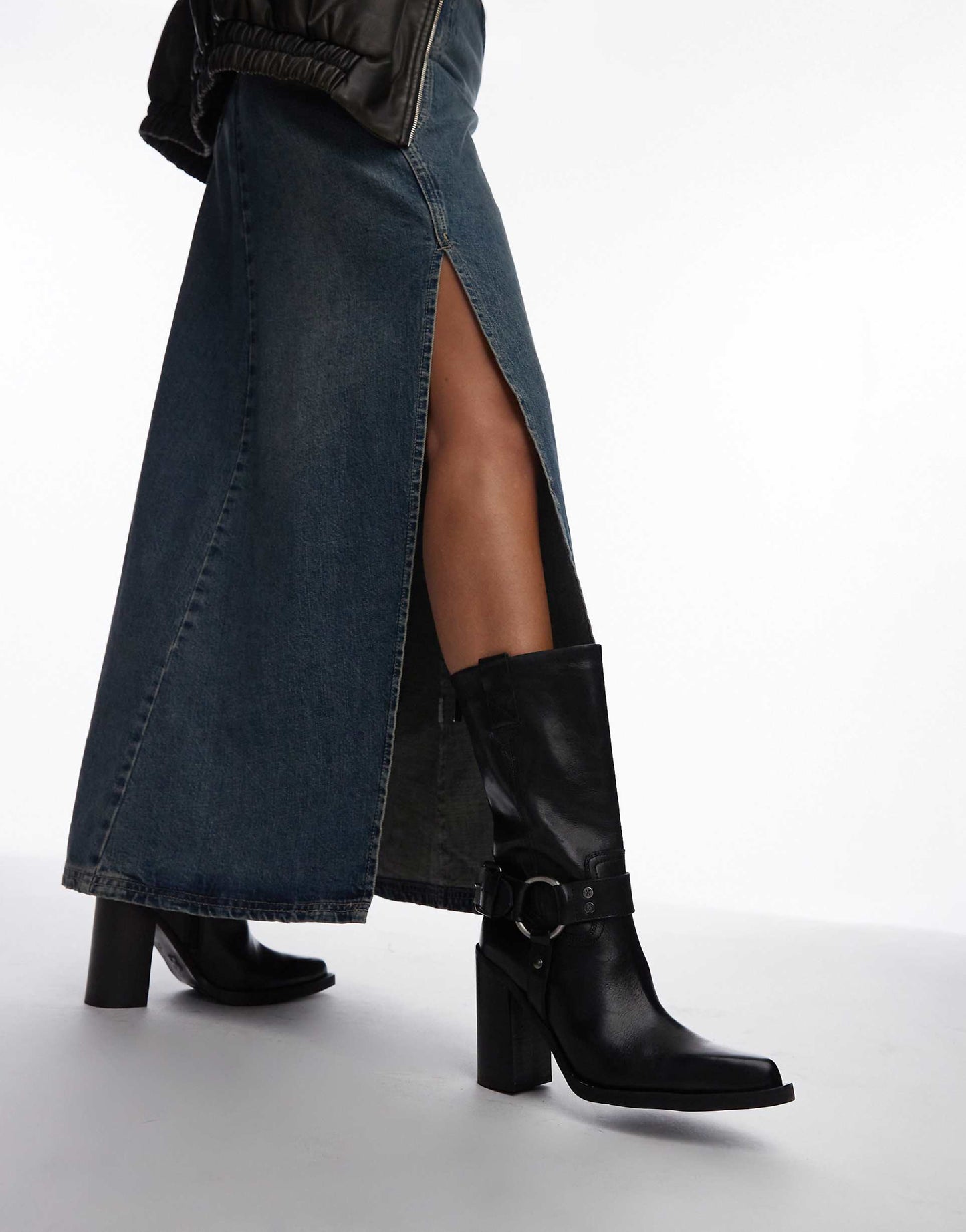 Mya Mae Western Heeled Ankle Boots