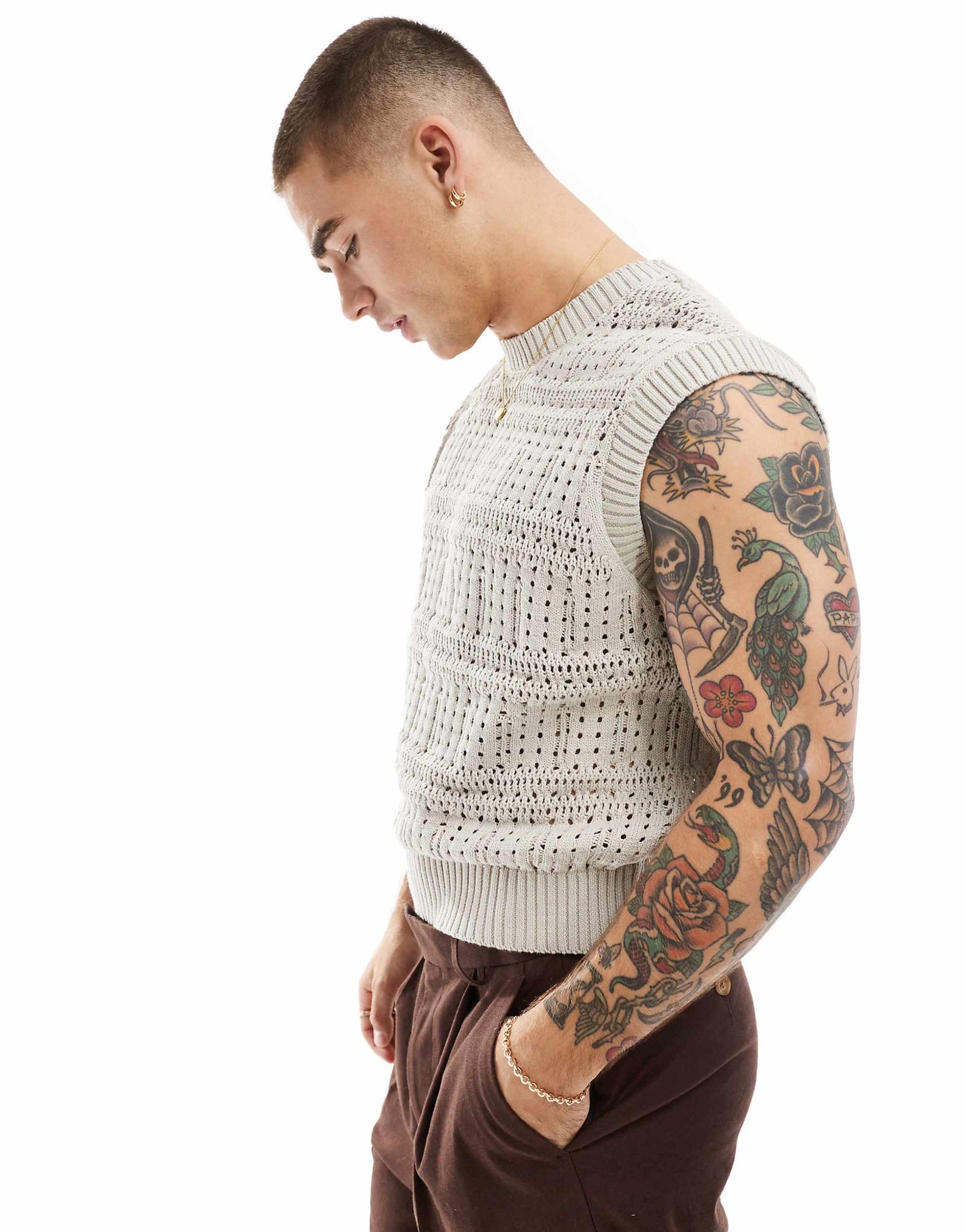 Knitted Sweater Vest