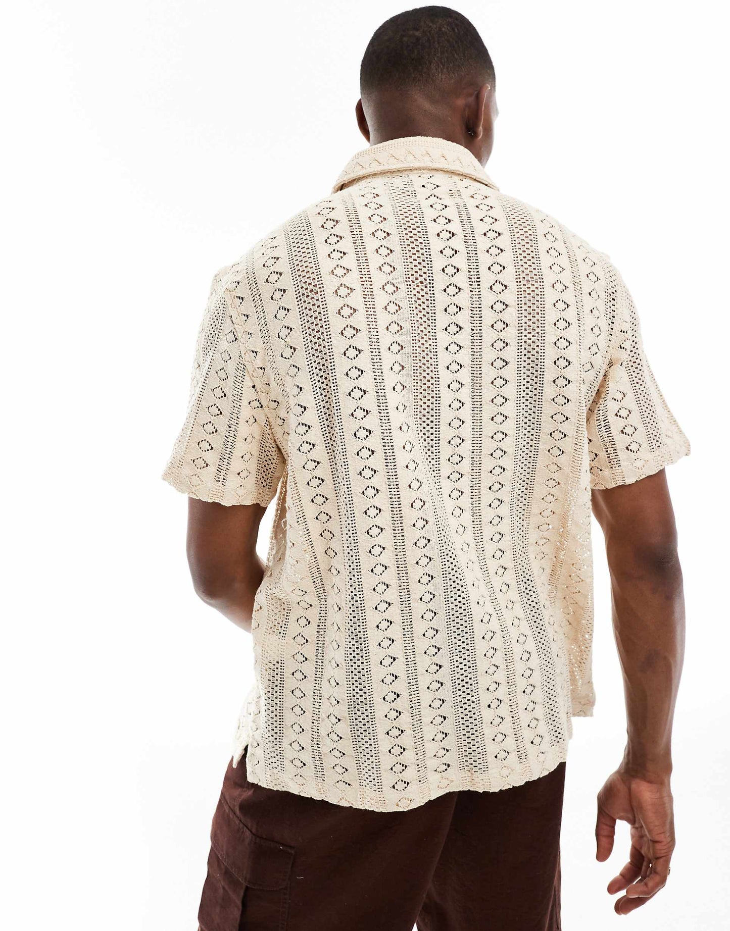 Broidered Textured Shirt