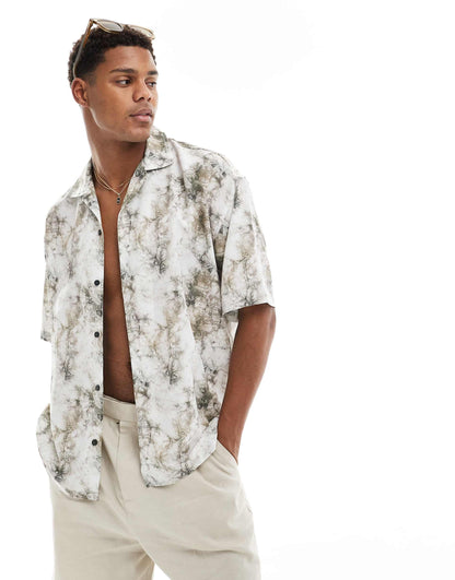 Graphic Blur Printed Shirt