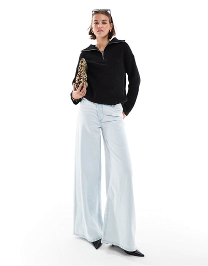 Femme Half Zip Jumper