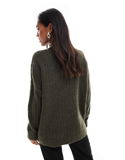 Femme Crew Neck Merino Wool Alpaca Blend Jumper