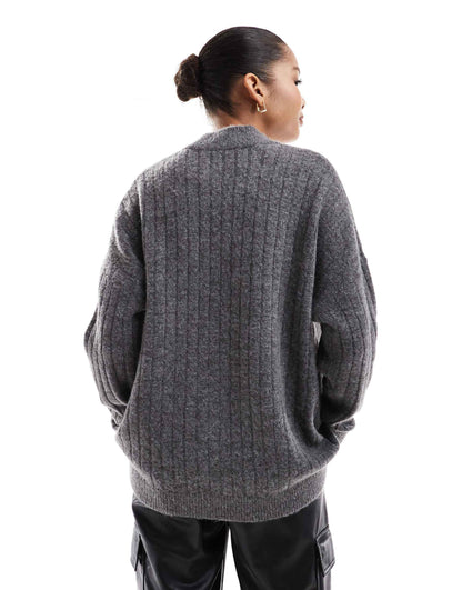 Femme Crew Neck Merino Wool Blend Jumper