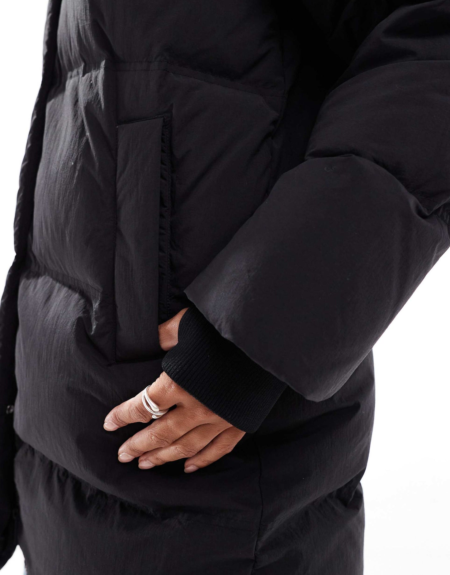 Femme Down Mid Length Puffer Jacket