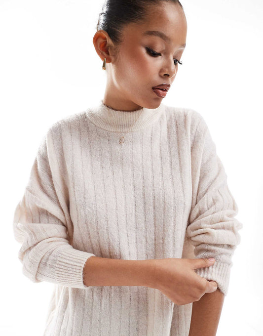 Femme Crew Neck Merino Wool Blend Jumper