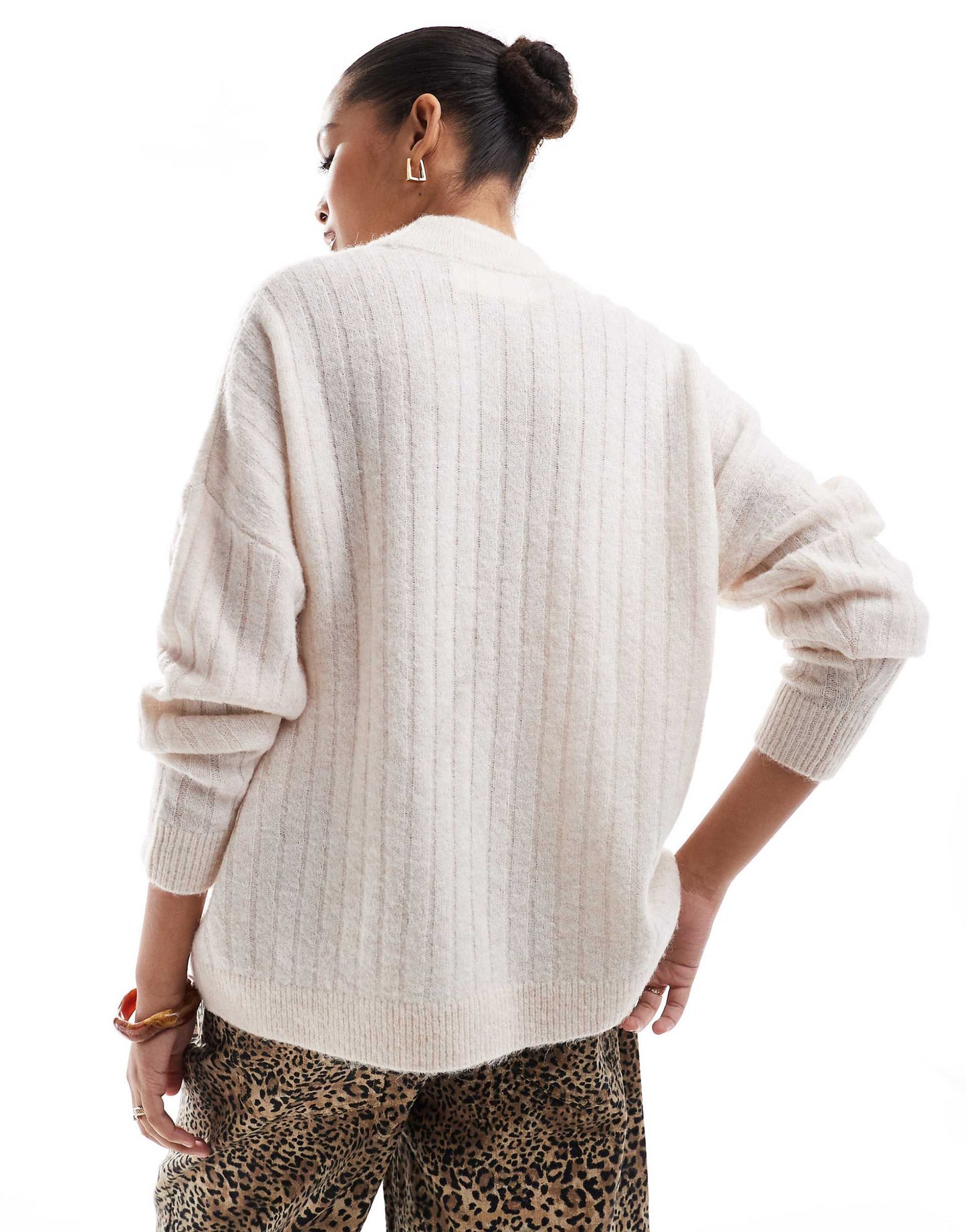 Femme Crew Neck Merino Wool Blend Jumper