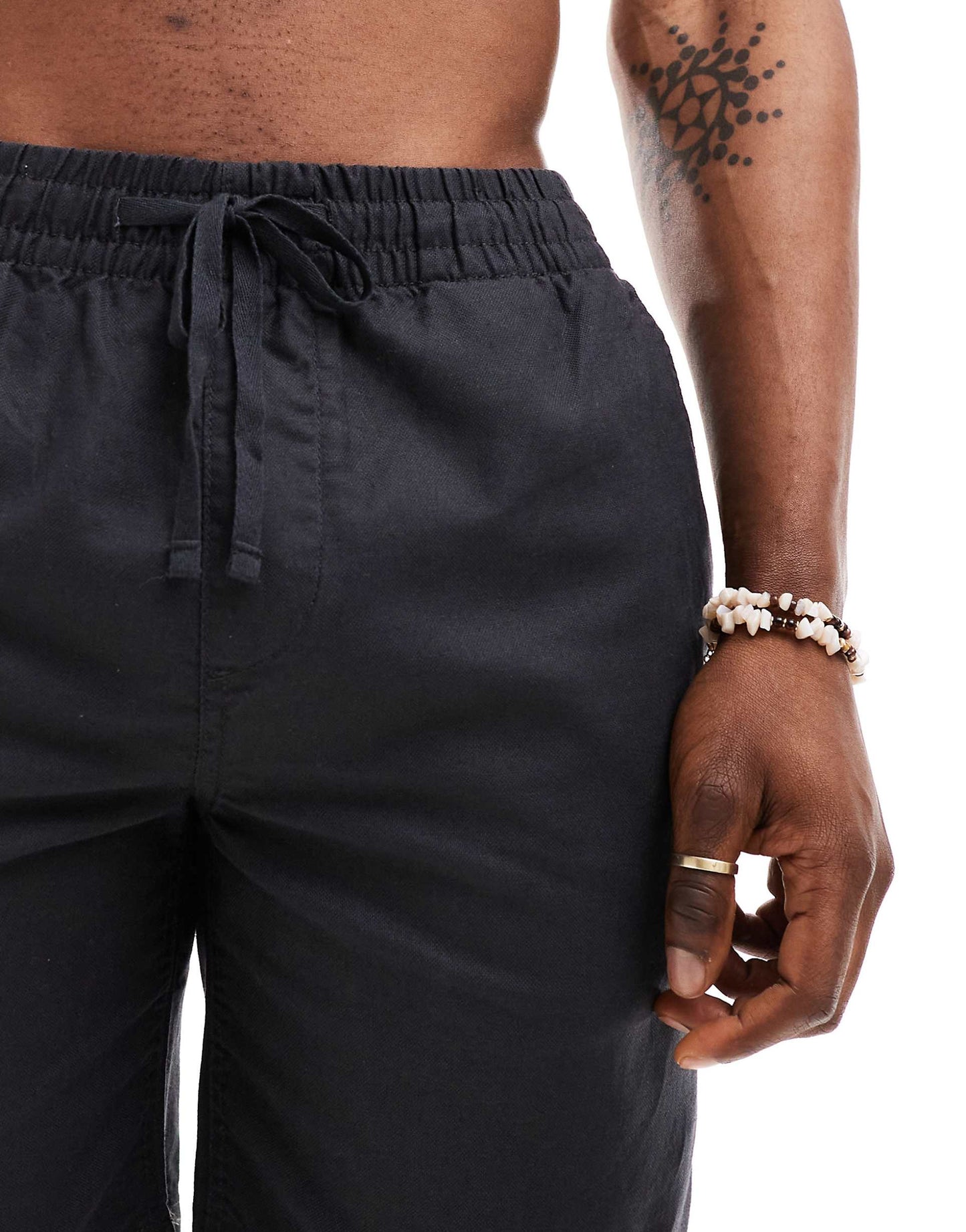Linen Look Shorts