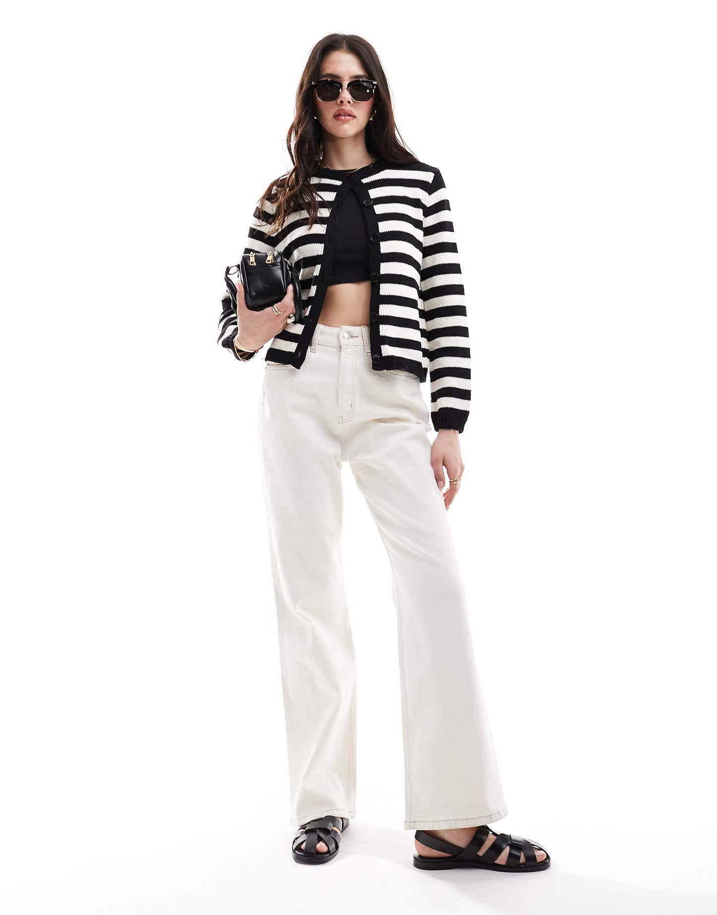 Knitted Stripe Cardigan