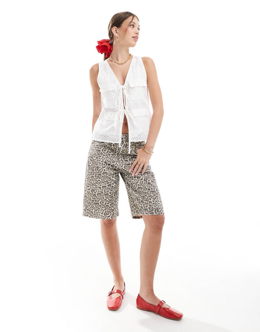 Str Denim Dad Short