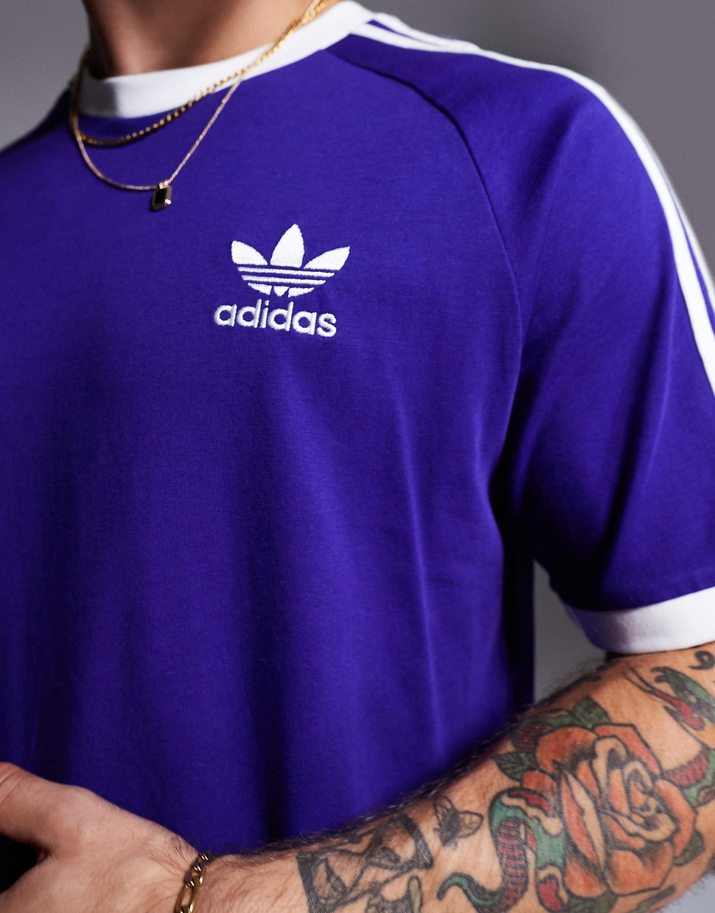 Originals 3 Stripe Ringer T-Shirt