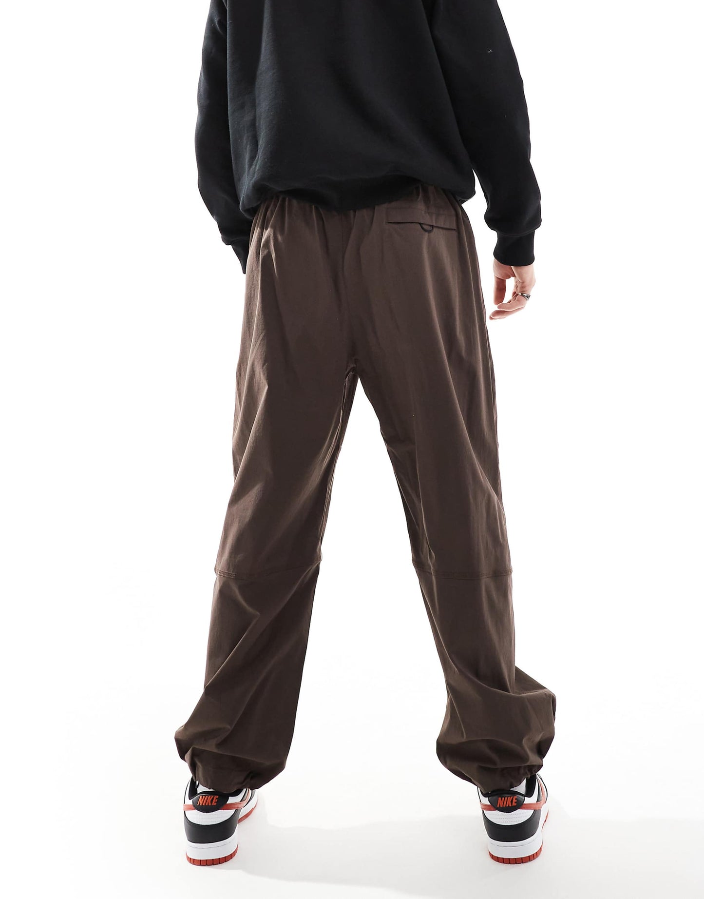 Tech Woven Oversized Fit Trousers