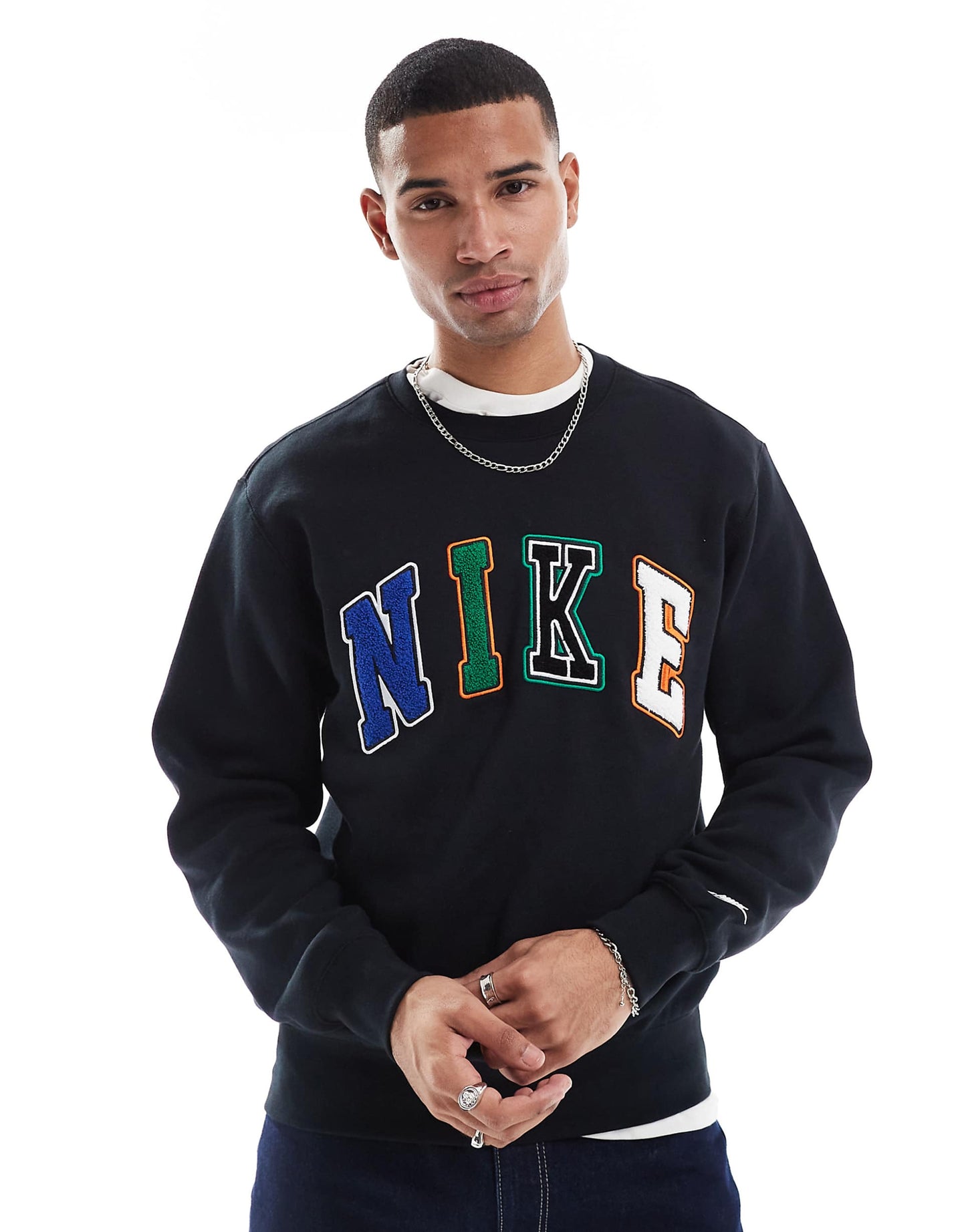 Club Letters Logo Crew Neck Sweatshirt