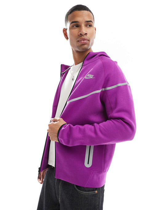 Tech Fleece Reflective Full Zip Windrunner Hoodie