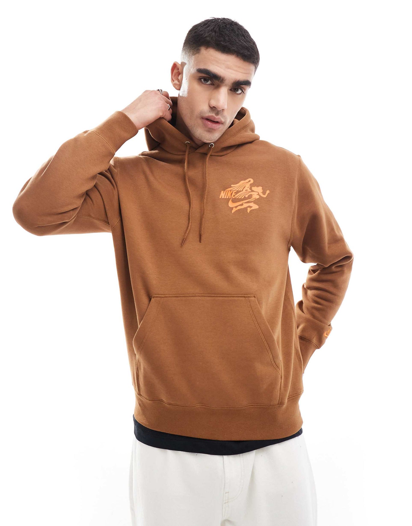 Club Hoodie With Victory Graphic