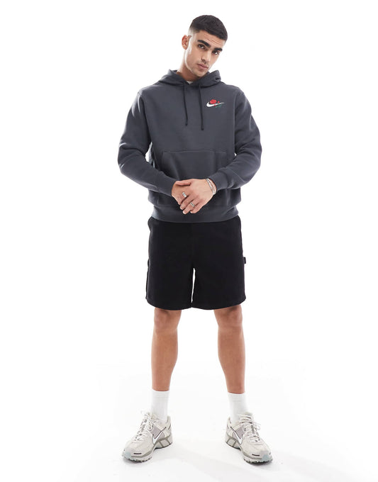 Swoosh Floral Logo Hoodie