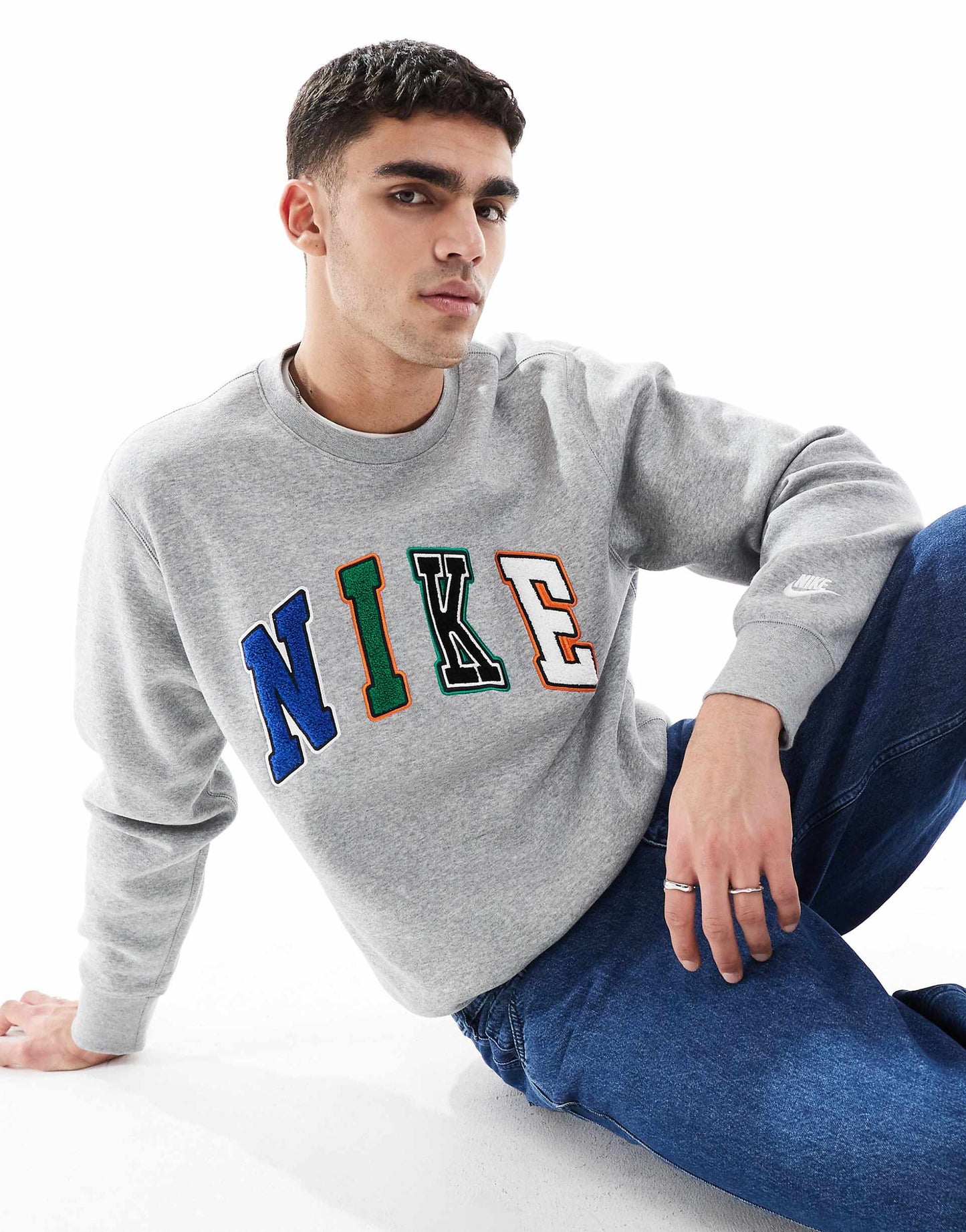 Club Letters Logo Crew Neck Sweatshirt