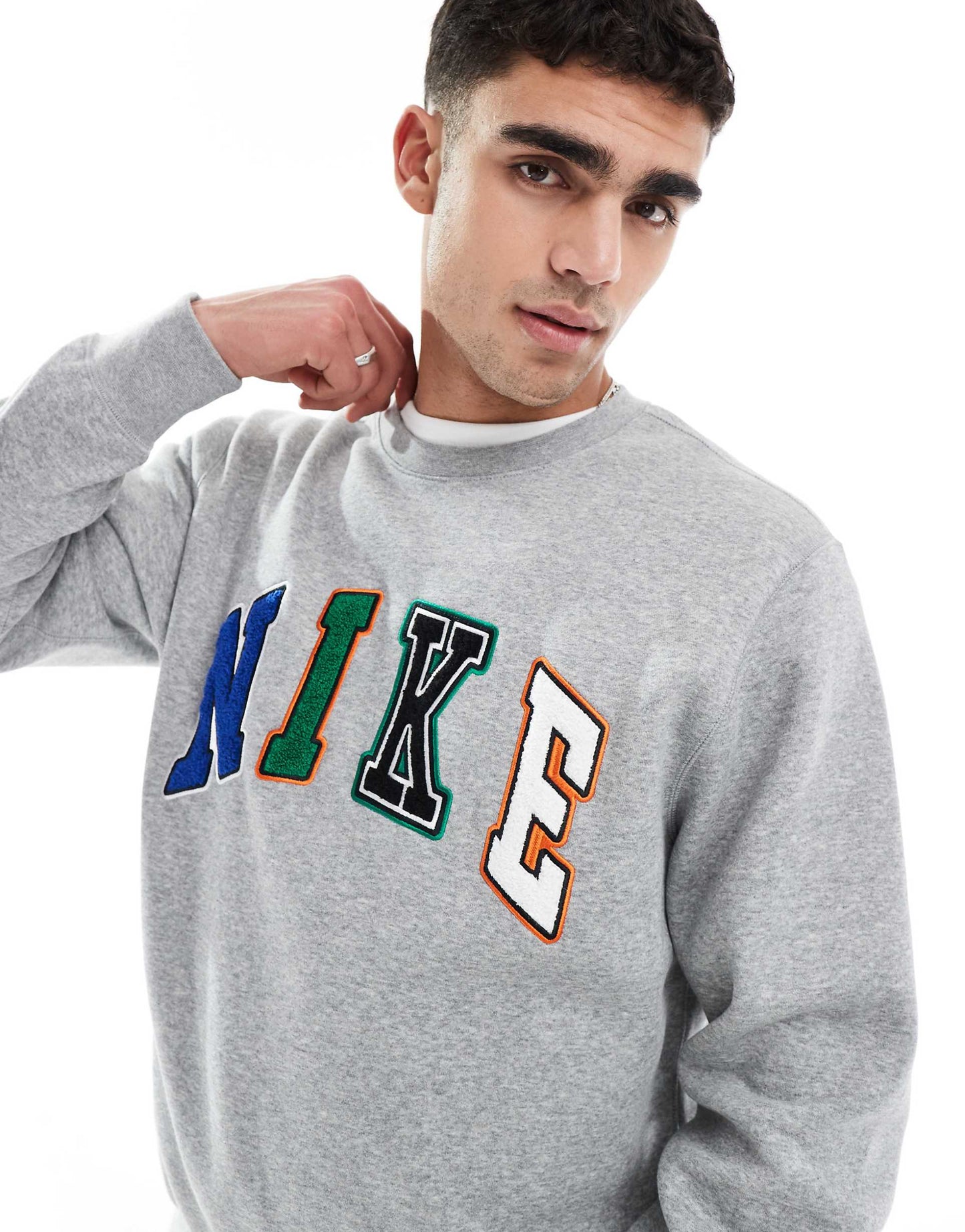 Club Letters Logo Crew Neck Sweatshirt
