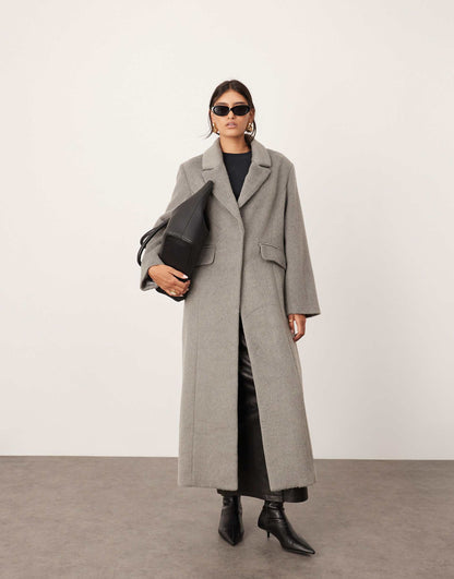 Tailored Clean Oversized Maxi Coat