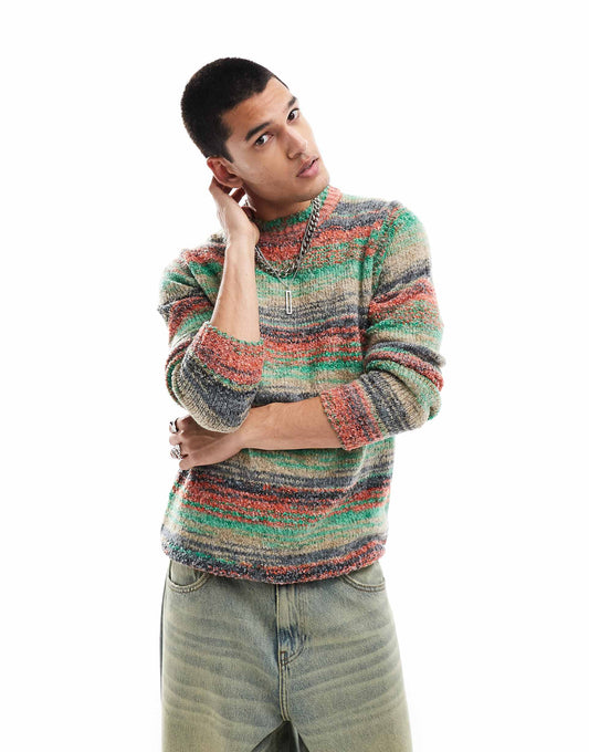 Striped Crew Neck Jumper