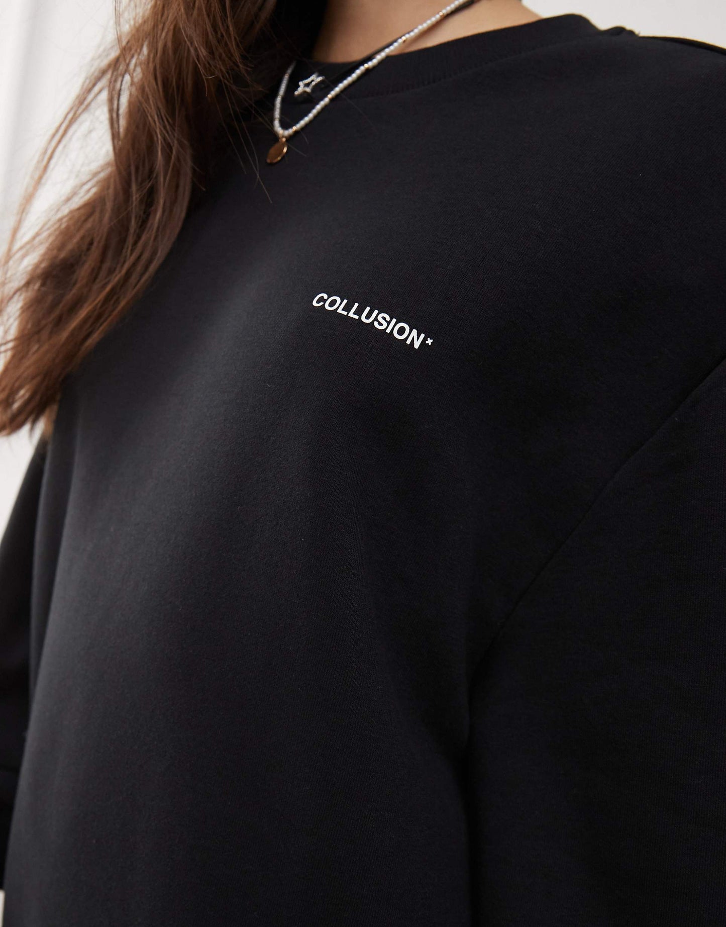 Unisex Sweatshirt With Logo Print